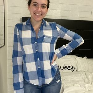 Hollister Plaid Button Down
